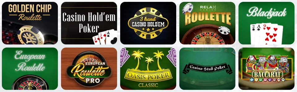 Jeux de table au CasinoLab Casino