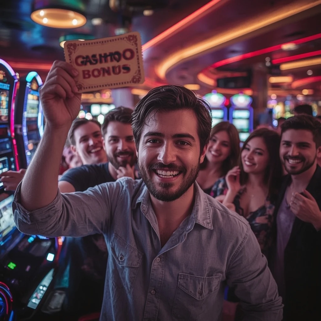 une personne avec un bonus CasinoLab Casino